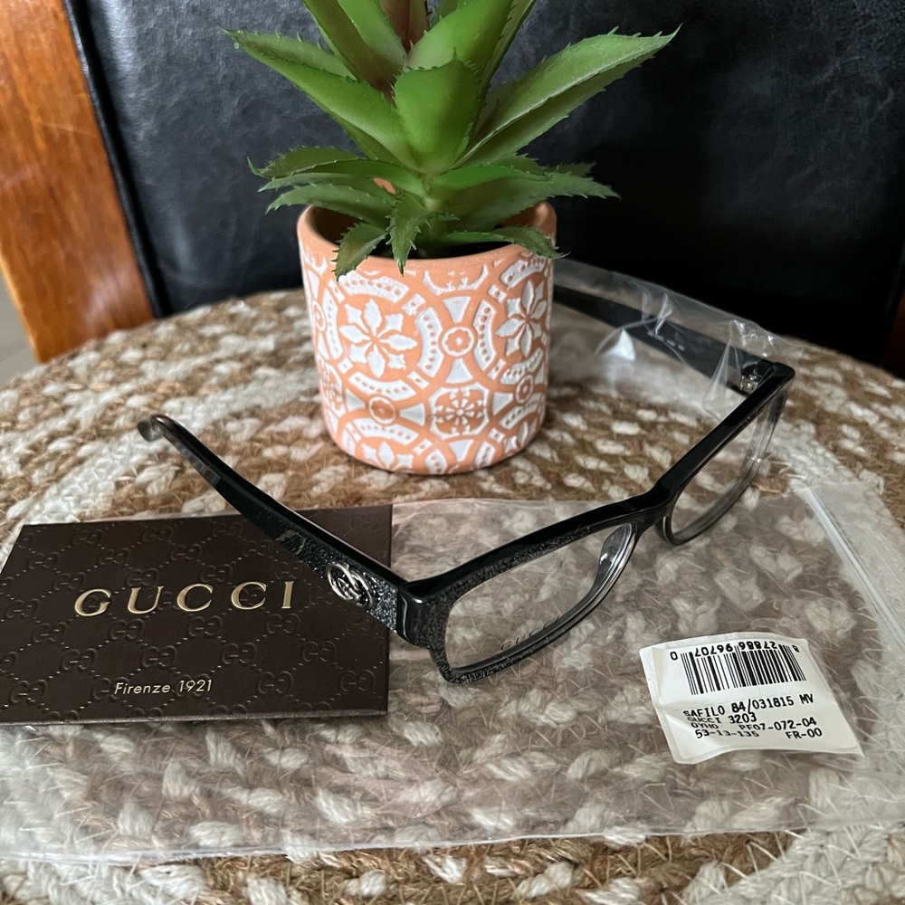 Gucci Black Eyeglasses